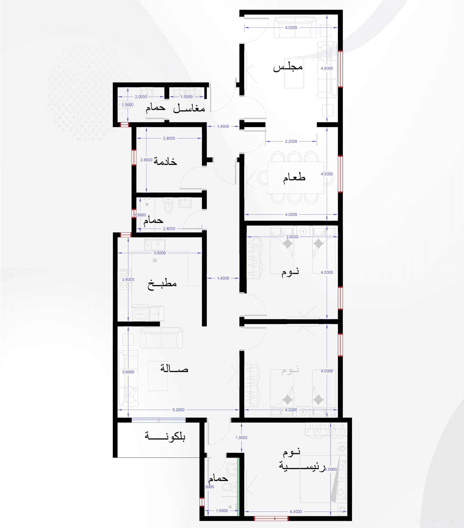 شقق تمليك جدة حي الواحة مشروع 120 A-2
