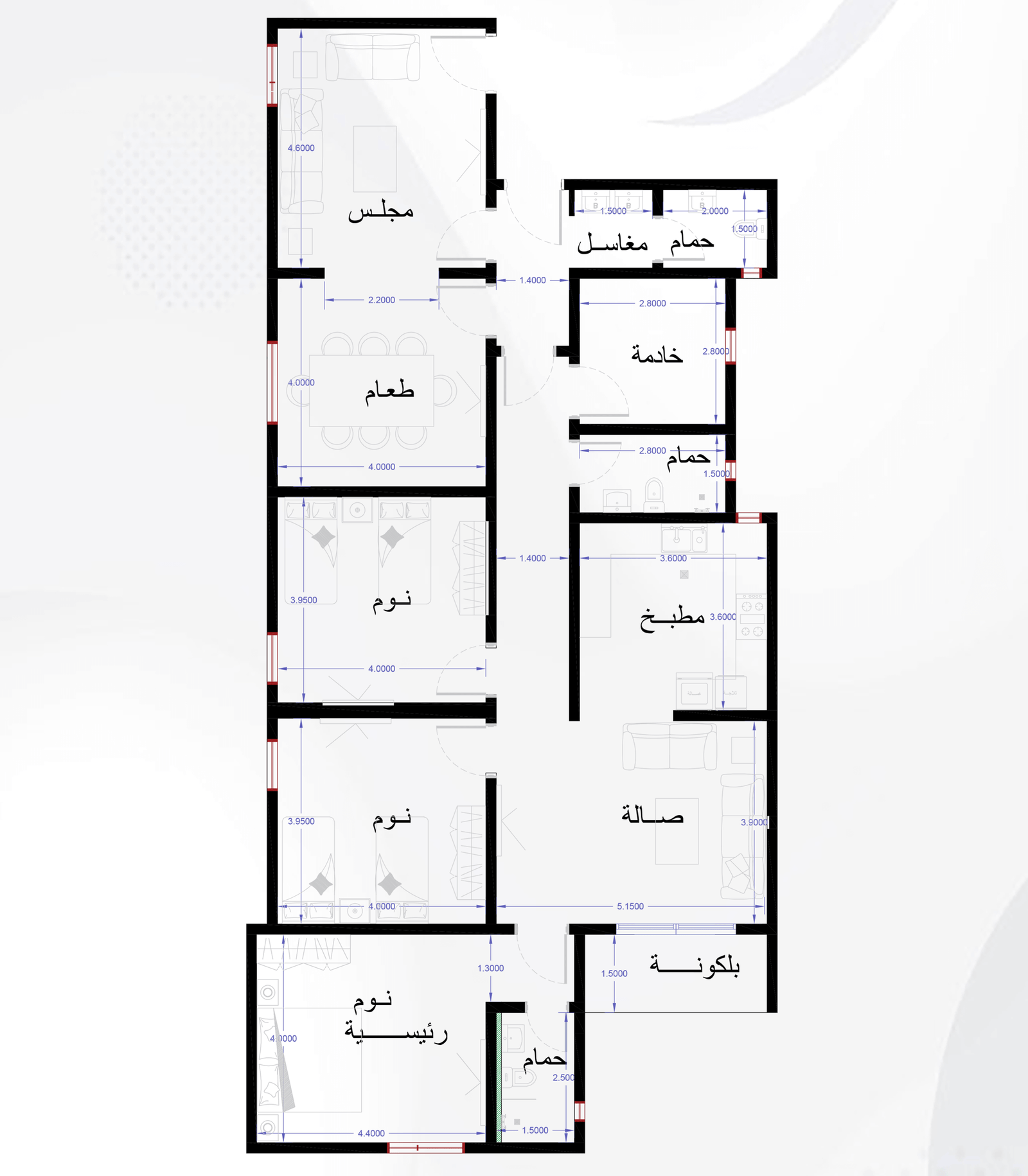شقق تمليك جدة حي الواحة مشروع 120 a-1